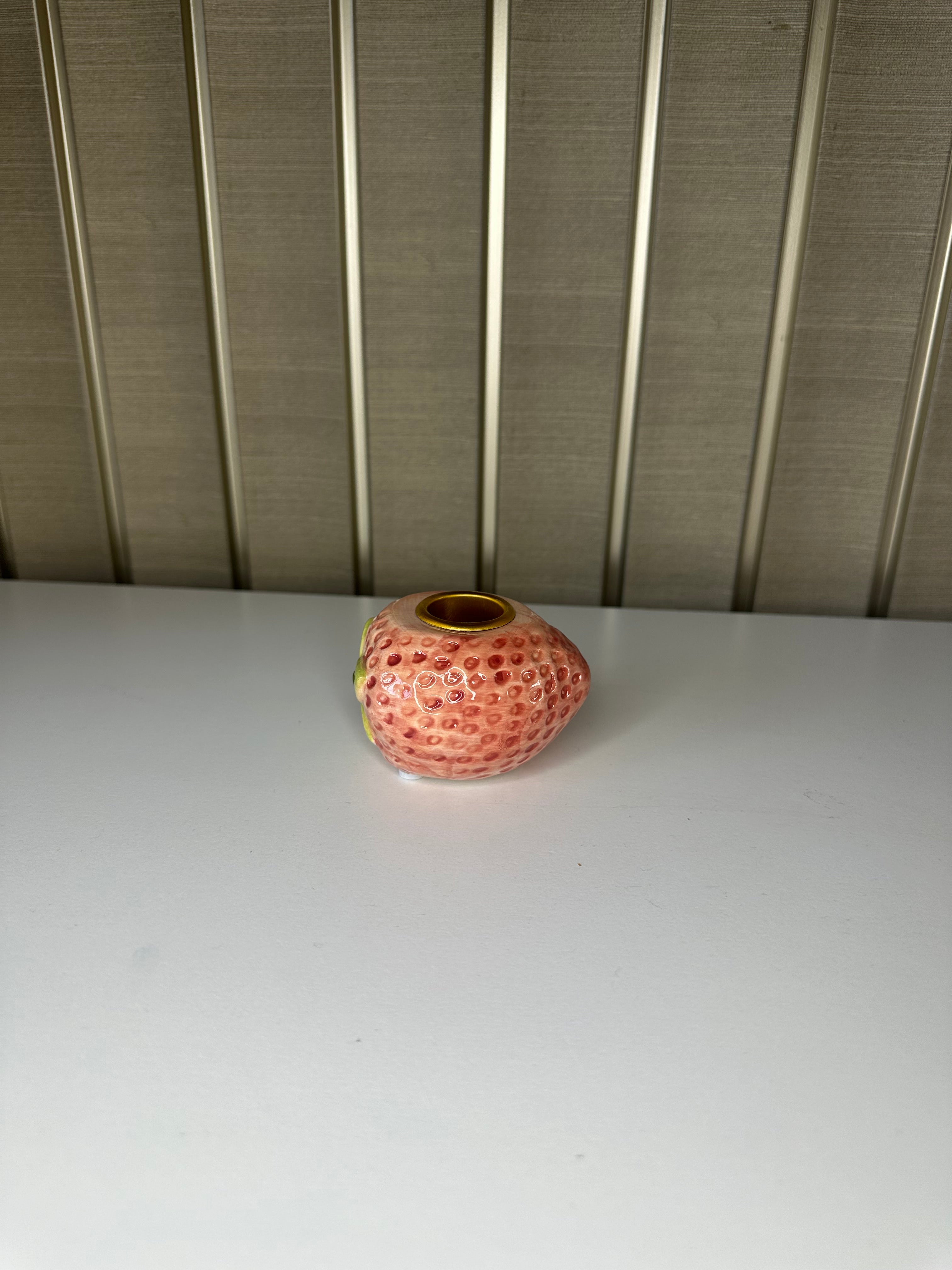 Kandelaar aardbei/ citroen