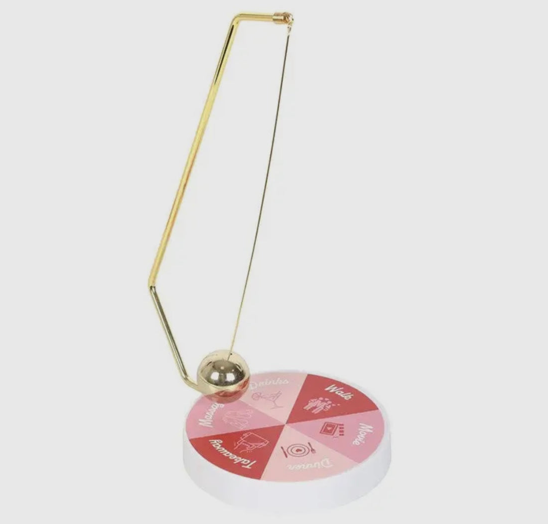 Valentijnsdag date night pendulum beslissingsmaker