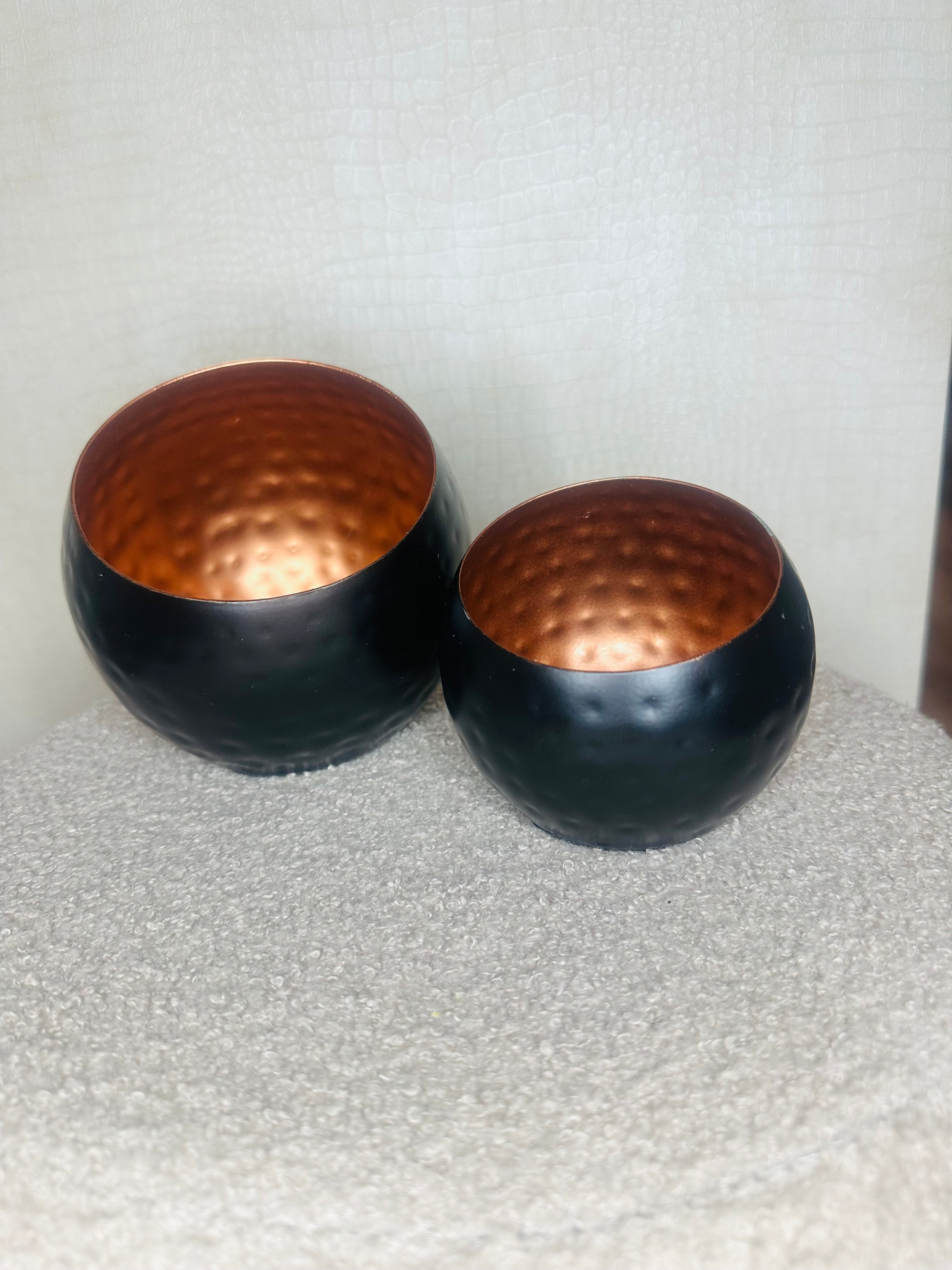 Votive ryan black copper