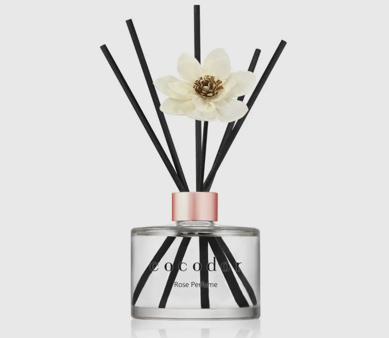 Cocodor diffuser met witte bloem/ rozenparfum