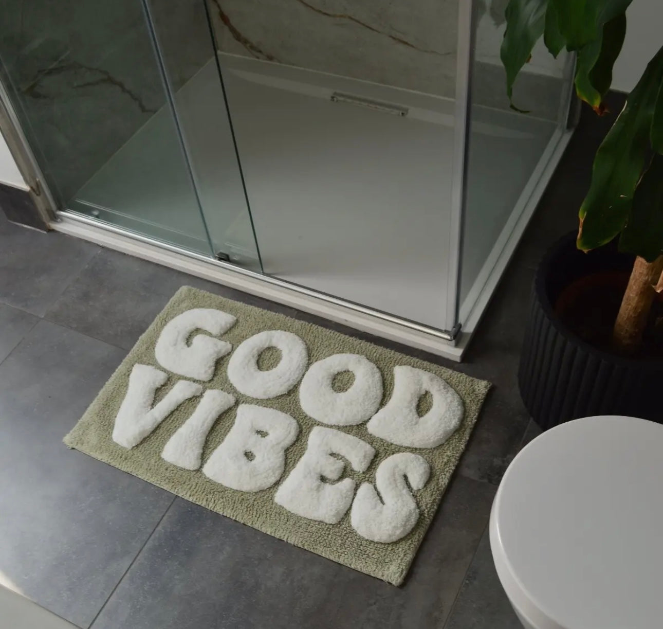 Good vibes badmat