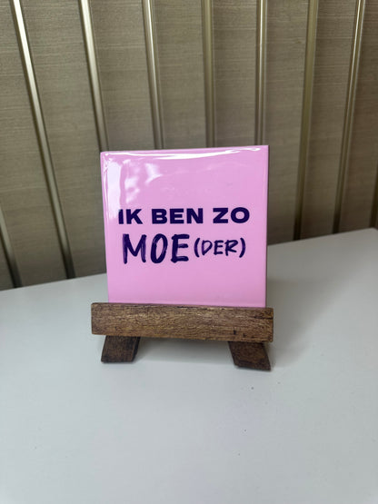 Tegeltjes met tekst