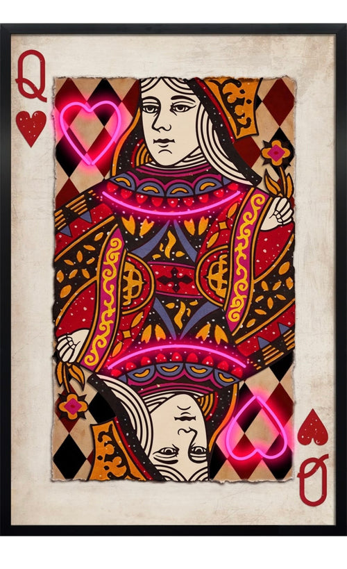 schilderij met LED queen