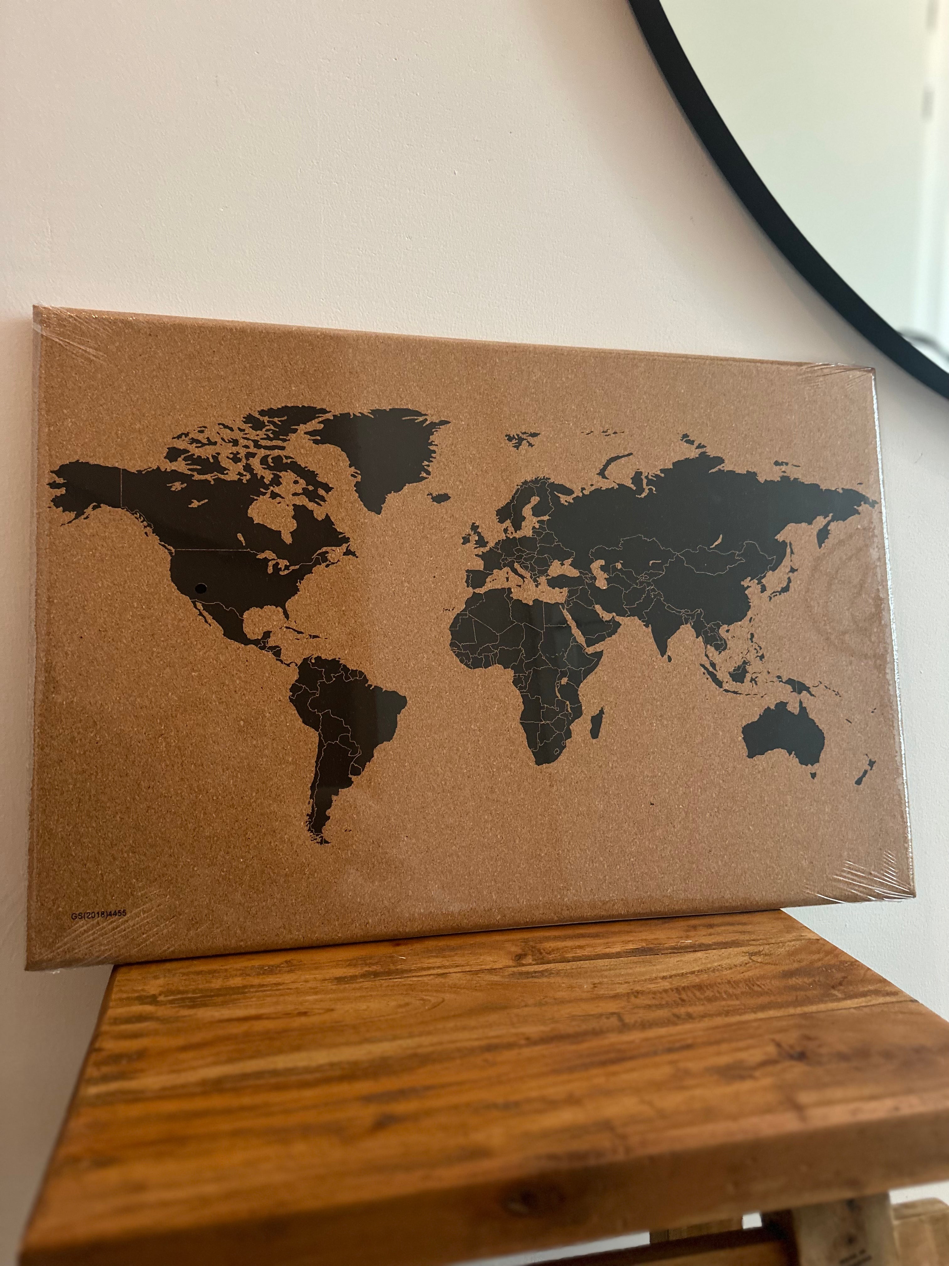 Crockboard world map